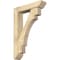Ekena Millwork Merced Slat Rough Sawn Bracket w/ Offset Brace, Douglas Fir, 6"W x 26"D x 38"H BKT0604X26X38MRC06RDF - alternate 1